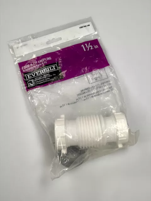 Everbilt 1.5 in. x 1.5 in. PVC Form N Fit Male to Female Coupling - C3522845 3