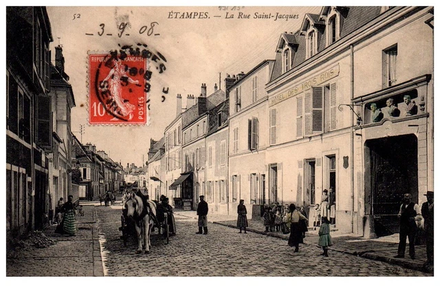 91 ETAMPES - la rue saint jacques.