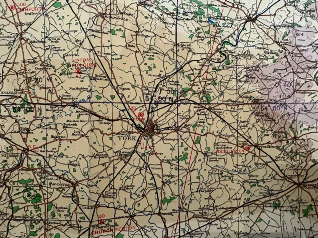 WW2 RAF Map England North East 3