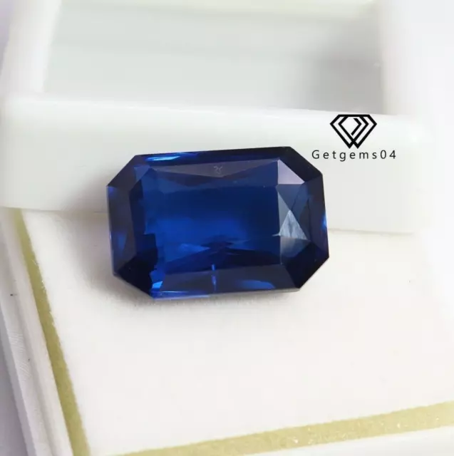 Natural 18.00 CT Rare Faceted Dark Blue Spinel VVS Unheated Loose Gemstone