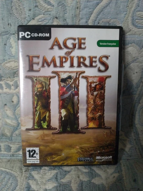 Lot Age Of Empire III + Age Of Mythology PC - Microsoft - Version Française - état Correct