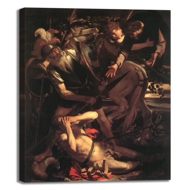Caravaggio conversione san Paolo quadro stampa tela dipinto telaio arredo casa