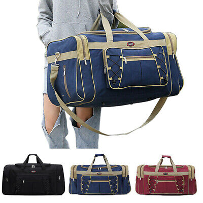 72L Duffle Tote Bag Gym Travel Overnight Weekender Bag Carry Luggage Men Women