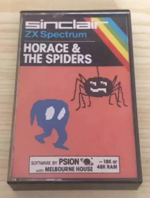 Horace & the Spiders Sinclair ZX Spectrum 16K by Psion with Melbourne House 1982