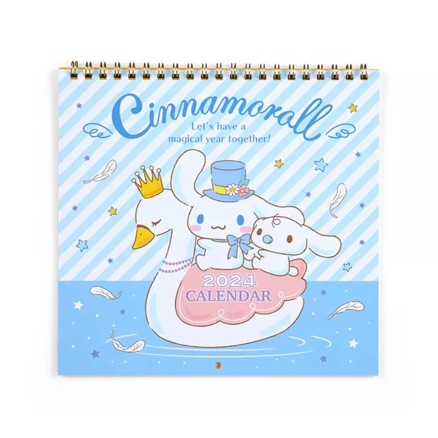 SANRIO CINNAMOROLL 2024 Wall Calendar Msize Kawaii Cute Official Japan