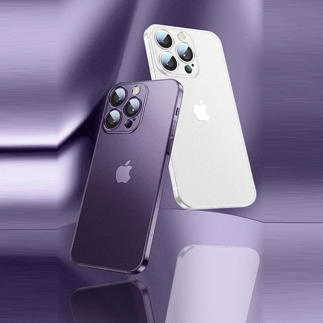 Für iPhone 14 13 Pro Max 12 11 XR 14 Plus Ultradünn Matt Hart Klar Hülle Cover 5