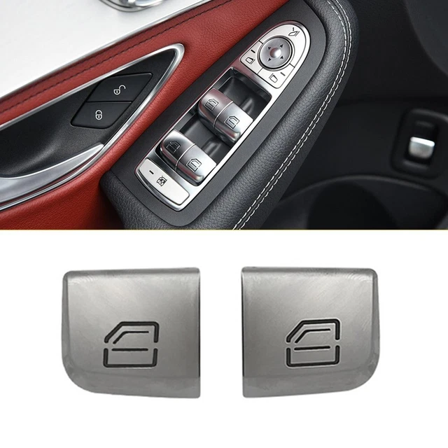 Bouton d'interrupteur argent pour MercedesBenz CClass EClass facile à utiliser