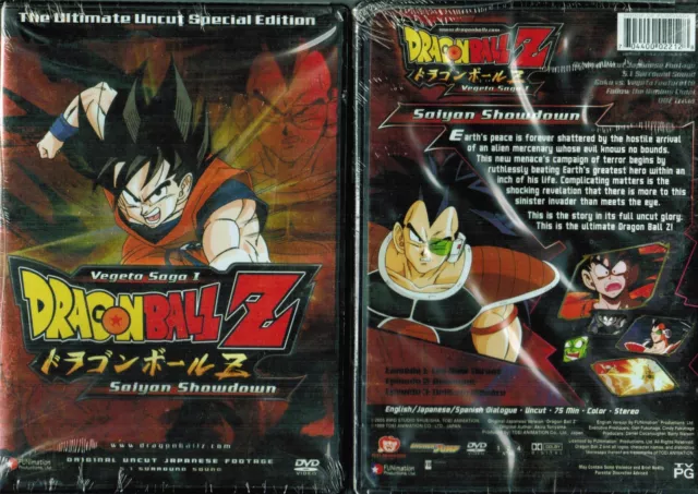 Dragon Ball Z Vegeta Saga 1 - Saiyan Showdown - Brand New Anime DVD