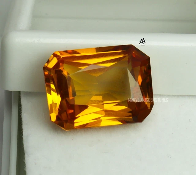 Spinelle Orange Naturel 55 Carats - Gemme Certifiée AA Grade, Forme Poire, Sri Lanka - YV201