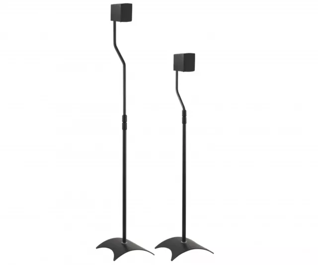 Speaker Floor Stands Surround Sound For TV Home Theatre Cinema Adjustable