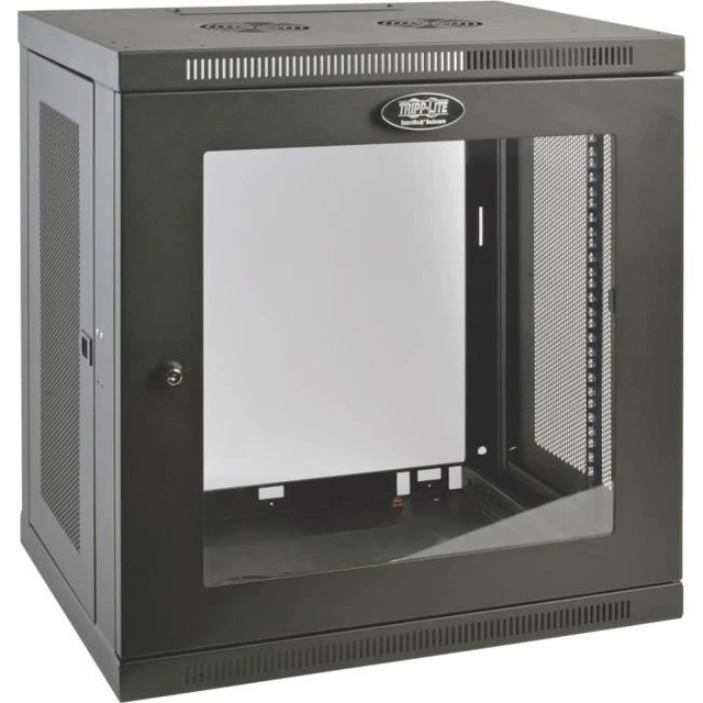 Tripp Lite SRW12UG SmartRack 12U Low-Profile Switch-Depth Wall-Mount Rack Enclos
