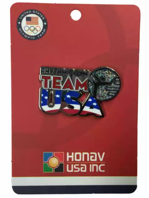 2020 Estate Olimpiadi Tokyo Giappone " Team USA " Ritmica Gym Pittogramma Bavero