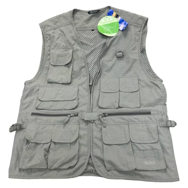 Peter Storm Utility Gilet Jacket Vest Fishing Hunting Trekking Green Mens Large