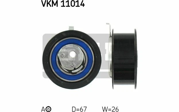 SKF Galet tendeur pour AUDI A4 VOLKSWAGEN GOLF SEAT IBIZA INCA VKM 11014