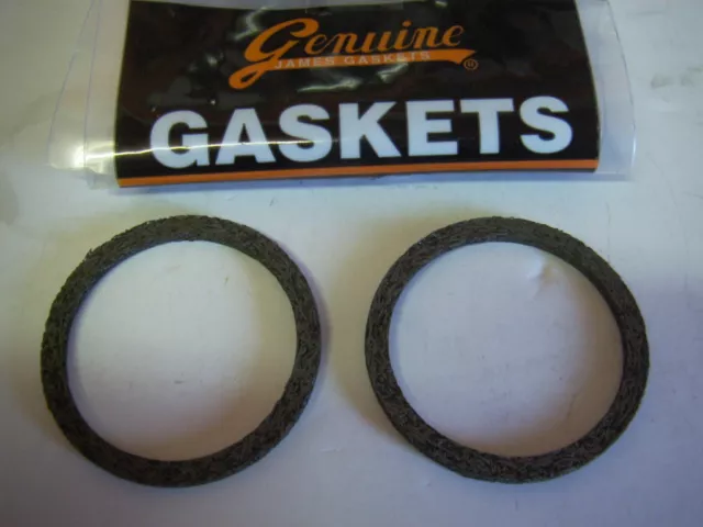 James Old Style Exhaust Gasket x 1 pair Fits Harley-Davidson 1340 & 1450 & XL