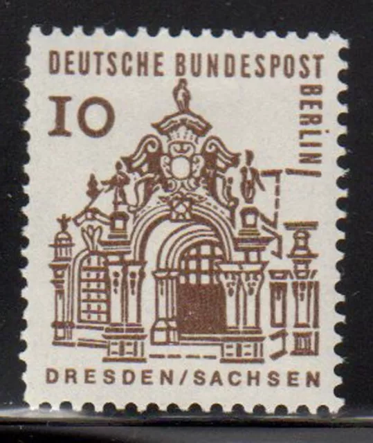 Berlin Postfrisch  MiNr. 242  mit Zählnummer   "Deutsche Bauwerke"