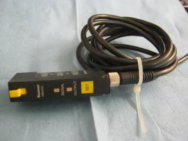 Baumer Electric Model: FVDK 12P6101/S35A Fiber Optic Sensor