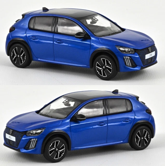 Peugeot 208 GT 2024 Bleue – Norev 1/43, Miniature Occasion