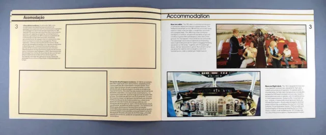 British Aerospace Bae 146 Manufacturers Sales Brochure 1983 Seat Map 3