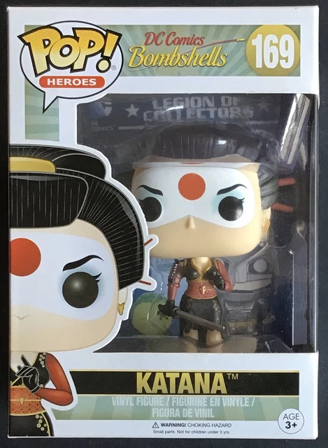 FUNKO POP DC Comics Bombshells n°169 Katana Très bon état EUR 17