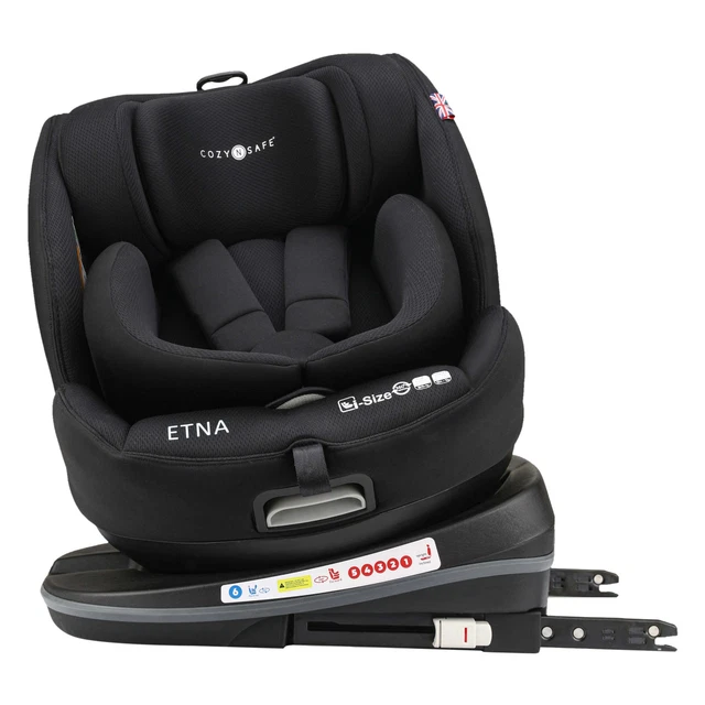Accogliente N Safe Etna Seggiolino Auto Taglia I, Onice (2 Anni di Garanzia/Lavabile in Lavabile in Lavatrice)
