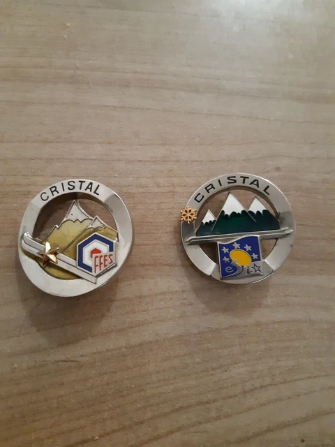 INSIGNE SKI FFES CRISTAL Fédération Française Des Écoles De
