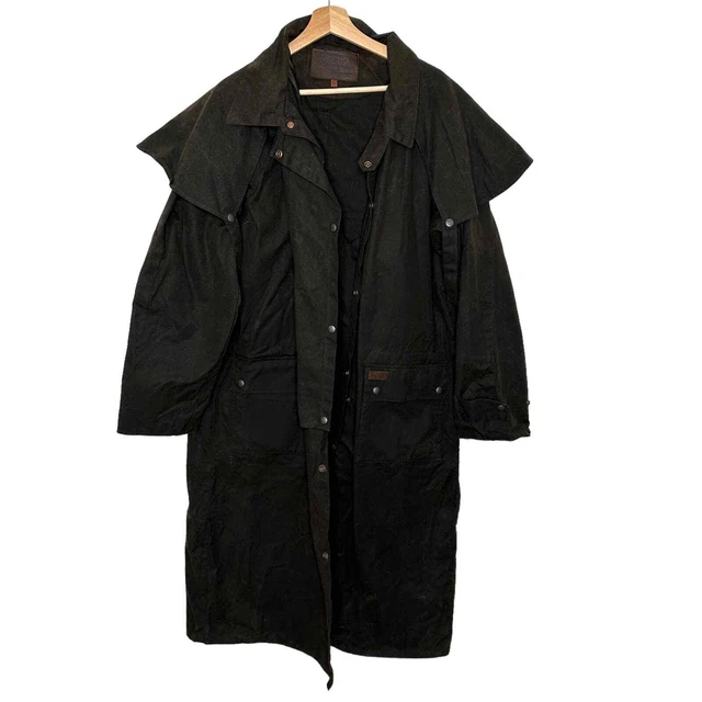 Outback Trading Company Brown Oilskin Lowrider Duster Large
