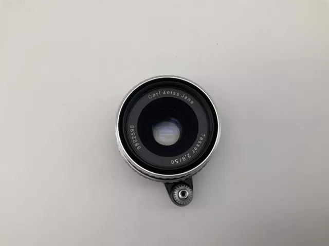 CARL ZEISS JENA DDR Objektiv Lens Tessar 2,8/50 für Exakta Exa Mount 50mm