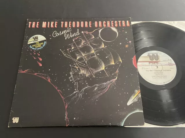 THE MIKE THEODORE ORCHESTRA : Cosmic Wind - Rare LP Vinyl - WESTBOUND FR. 1977