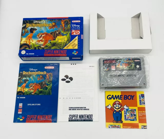 Das Dschungelbuch SNES OVP Super Nintendo mit Anleitung PAL CiB Zustand sehr gut