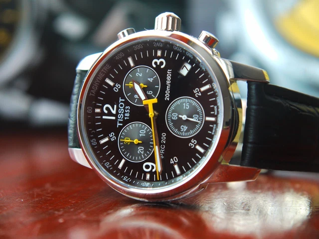 TISSOT T461 MEN'S PRC200 CHRONOGRAPH Watch PicClick UK