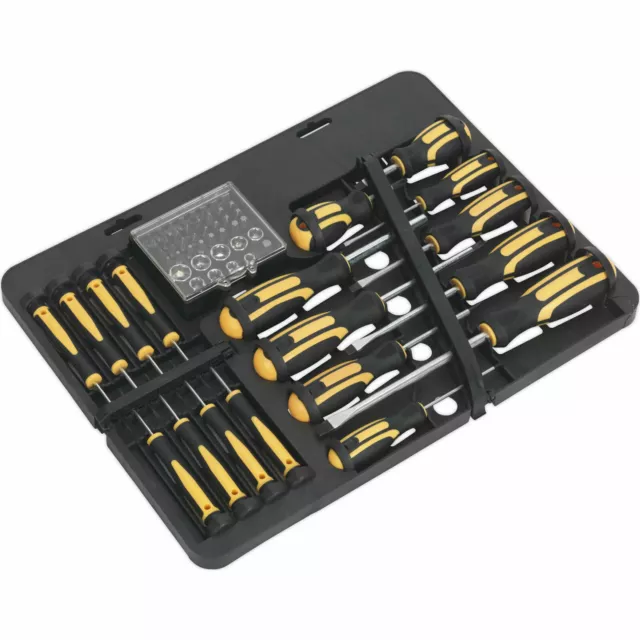 Siegen by Sealey 60 Piece Screwdriver, Socket & Bit Set S01110