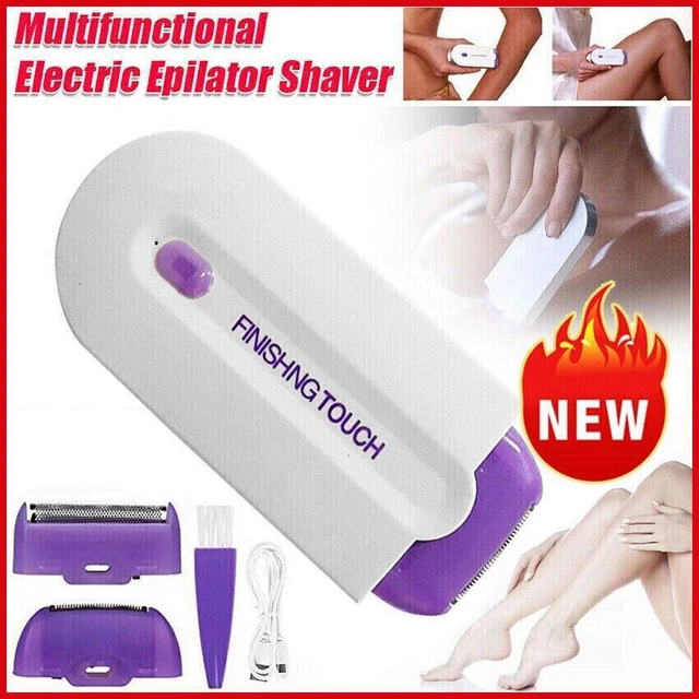 Kit depilazione senza sforzo - rasoio USB touch laser per donna - ricarica rapida