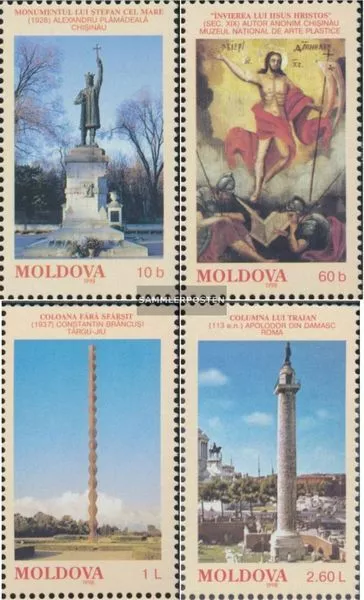 Moldawien 271-274 (kompl.Ausg.) postfrisch 1998 Kunstwerke