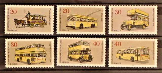 BERLIN Briefmarken 1973 -  Mi.Nr. 446-451 postfrisch,Berliner Verkehrsmittel