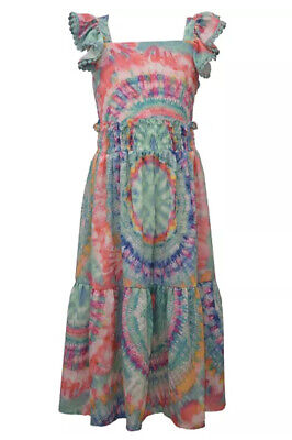 Bonnie Jean Big Girls Tie Dyed Top and Maxi Skirt Set, 2 Piece Size 16
