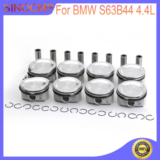 8x Pistons Rings Kit STD Φ89mm For BMW M5 M6 X5 X6 M E70 F10 S63B44 4.4L