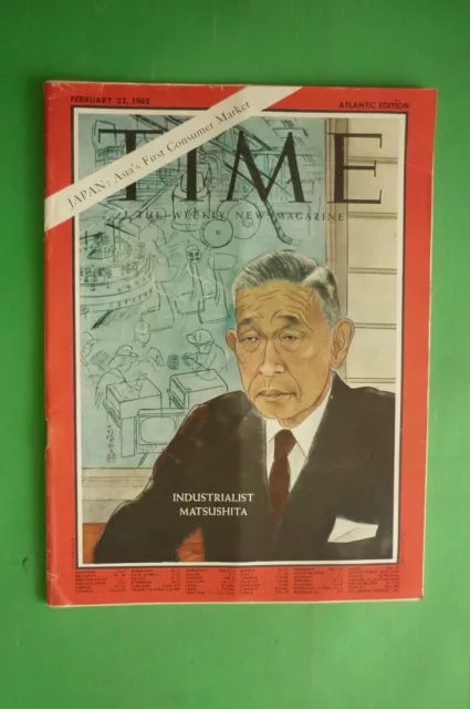 TIME Magazine February  23 1962 JAPAN INDUSTRIALIST MATSUSHITA ottime condizioni