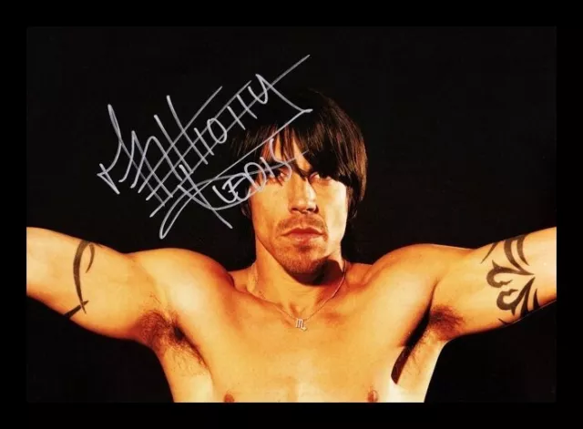 Anthony Kiedis - Red Hot Chilli Peppers Autographed Signed & Framed Photo Print