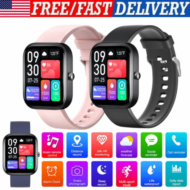 Bluetooth Smart Watch w/ Camera Waterproof Phone Mate For Android Samsung iPhone