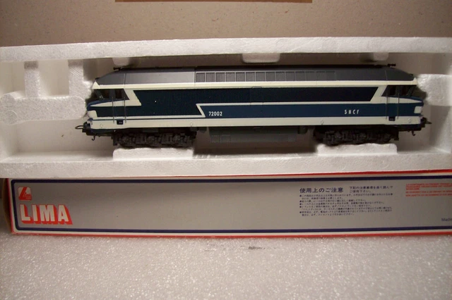 Locomotive Diesel Lima HO échelle OBB 2050 0021 Verte - Vintage - Bon état