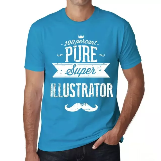 Camiseta Estampada para Hombre 100% Puro Super Ilustrador – 100% Pure Super