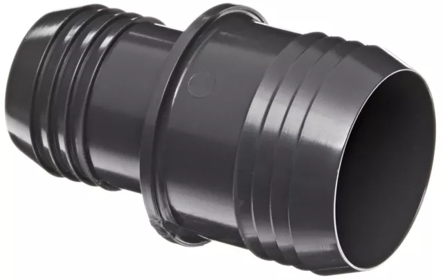 Dura 1429-211 PVC Tube Fitting, Coupling, Schedule 40, 1-1/2" x 1" Barbed