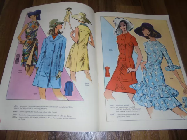 Frohne Modelle I/1968 -- Frühjahr+Sommer / Dirndl/Brautkleid/Hippie/Nachtwäsche 2