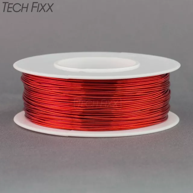 Magnet Wire 23 Gauge AWG Enameled Copper 158 Feet Coil Winding and Crafts Red