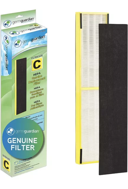 GermGuardian Air Purifier Filter FLT5000 GENUINE HEPA Replacement size Filter C