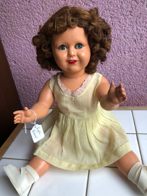 Poupée Ancienne Noire En Rhodoïd – Marque Gégé, Vintage Et Rare