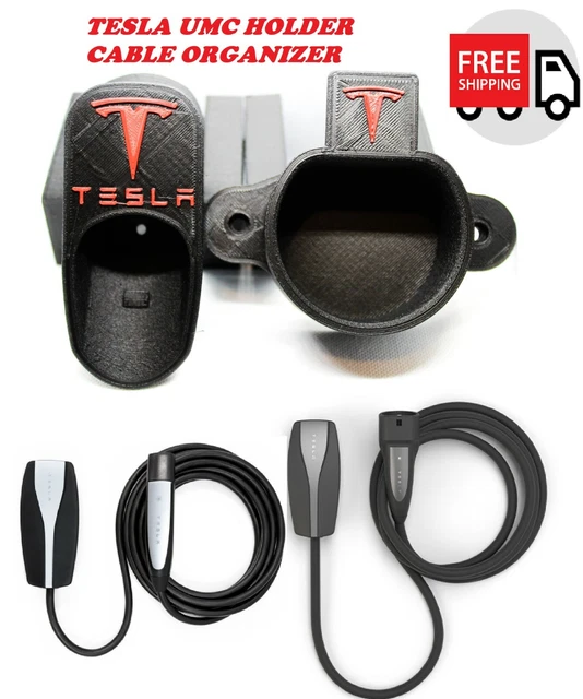 Organizador de cable conector móvil Tesla soporte UMC versiones UE/EE. UU. modelo 3 X S Y Organizador de cable conector móvil Tesla soporte UMC versiones UE/EE. UU. modelo 3 X S Y