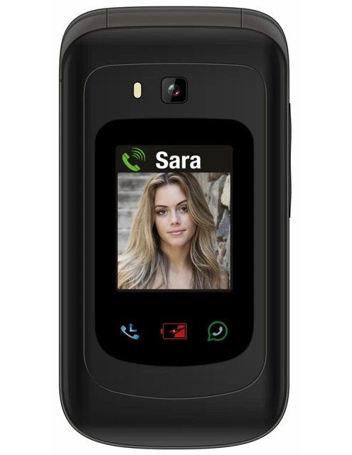 SAIET STS502 Cellulare Smart Senior Per Anziani Tasti Grandi E Lettere Grandi 4G Con Whatsapp