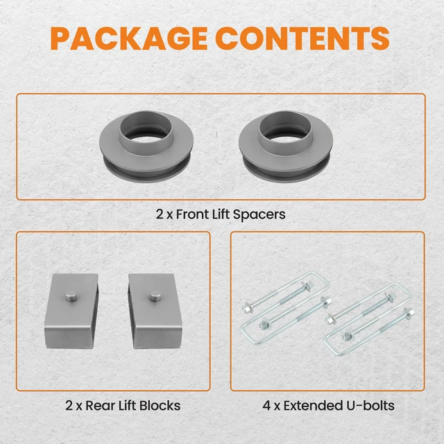 3in Front & Rear Lift Kit for Chevy Silverado GMC Sierra 1500 2WD 1999-2006